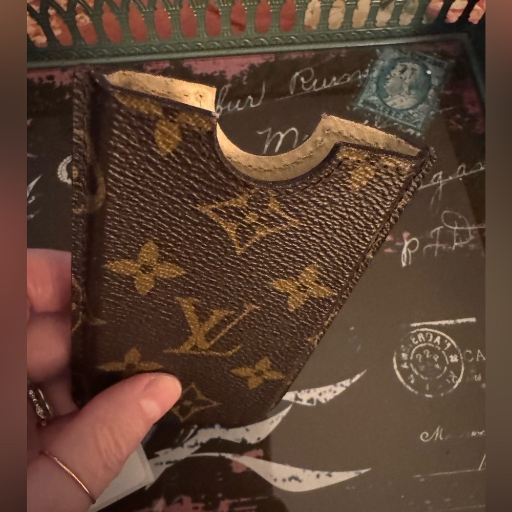 LV phone case Louis Vuitton vintage phone hard pouch case Authentic - Picture 8 of 12